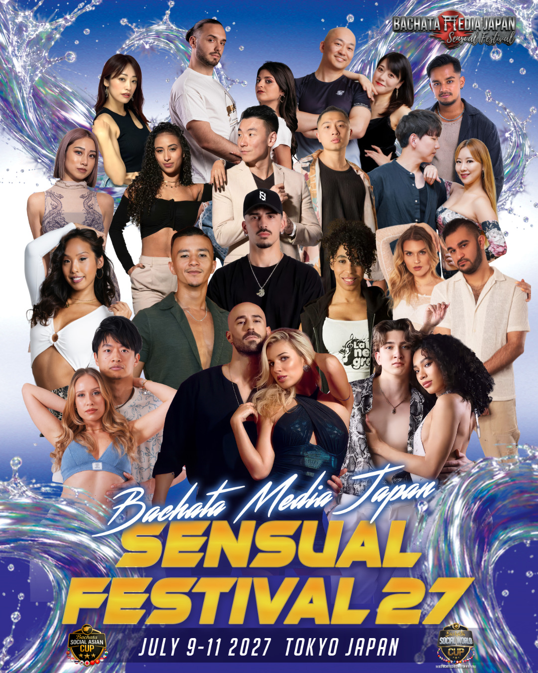 BMJ Sensual Festival 2027 — the 2027 artist lineup. July 9–11, 2027, Tokyo, Japan.